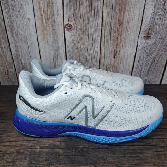 New Balance Fresh Foam X 880v12 Running Shoes Men\'s 13 Women’s 14.5 White Blue main image 4